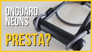 U LOCK ONGUARD NEONS  Melhor cadeado para bike Review e como instalar [upl. by Thornburg67]