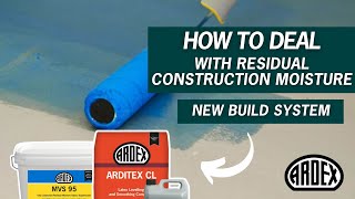 How To Protect Your Floor With A Moisture Vapour Suppressant  ARDEX MVS 95 amp ARDITEX CL [upl. by Ahmad]