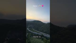 Jaipur mountains view status 💫💞trending pink city jaipur mountains gulabi nagri [upl. by Enelrae907]