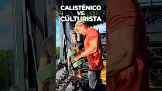 ¡Fisicoculturistas VS Calistenia ¿Quién levanta más en curl 🏋️‍♂️🔥 [upl. by Nnylsia]