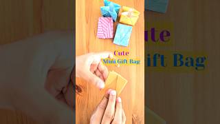 Mini Gift Bag II Paper Bag Origami II Cute Gift Idea II Easy Crafts shorts youtubeshorts [upl. by Good451]