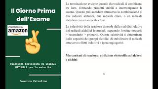 MECCANISMI DI REAZIONE REAZIONE RADICALICA DEGLI ALCANI  RIASSUNTI DI SCIENZE NATURALI [upl. by Enimisaj]