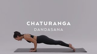 How to do Chaturanga Dandasana  Tutorial with Briohny Smyth [upl. by Eiralav]