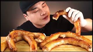 KOREAN GRILLED BEEF INTESTINES MUKBANG ASMR food subscriber viral koreanfood [upl. by Renaud]