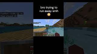 Racist zombie minecraftminecraftshorts minecraftmemes [upl. by Anaiv]