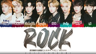 SKZ2021 STRAY KIDS  ROCK OT8 Lyrics Color CodedHanRomEng [upl. by Magdala]