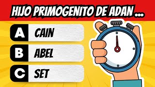 50 PREGUNTAS RÁPIDAS DE LA BIBLIA 12🧠 TEST BÍBLICO [upl. by Tsirhc]