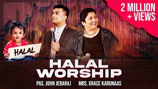 Halalexuberant worshipJohnJebarajGrace Karunaas Tamilchristiannewsong JohnJebarajGraceKarunaas [upl. by Jarib]