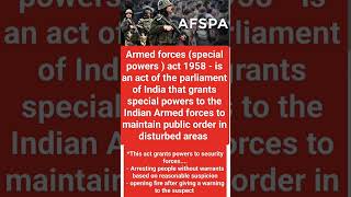 afspa1958 currentaffairs afspa upsc appsc [upl. by Attenna979]