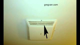 Dust Clogging Bathroom Ventilation Fan  Home Maintenance Tip [upl. by Aniret692]