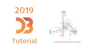 D3js tutorial Part 6 Force Directed Graph With Text Labels 2019 [upl. by Alba]