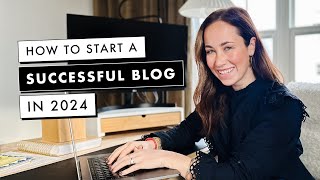 How to Start a Blog in 2024  By Sophia Lee [upl. by Akirdna702]