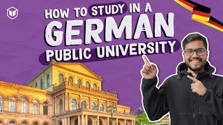 How to apply for German Public University  StepbyStep Process  Study in Germany [upl. by Anileme105]