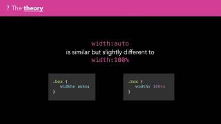 The CSS Value of Auto [upl. by Eden]