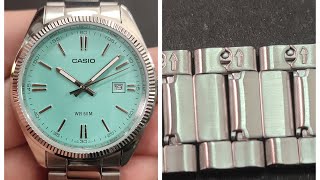 HOW TO RESIZE CASIO TIFFANY BRACELET  MTP 1302 LINKS REMOVE [upl. by Sky]