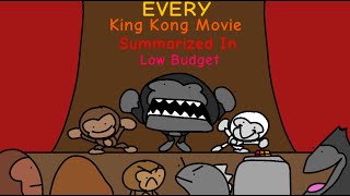 Every King Kong Movie Summarized In Low Budget [upl. by Donata]