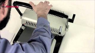 How To Use A Comb Binding Machine [upl. by Fennie]