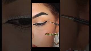 Double eyeliner easy eyeliner eyeliner eyelinertutorial shorts bollywood newsong [upl. by Marx]