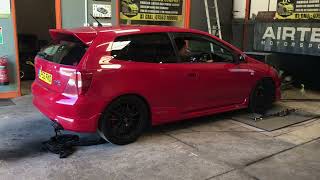 EP3 Rotrex Supercharged  Solid Fabrications ‘super silent’ 3 inch exhaust [upl. by Ancell]