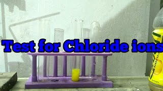 Test for Chloride ionsnew [upl. by Augie]