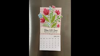 Easy Fridge Magnet Calendar [upl. by Atnad]