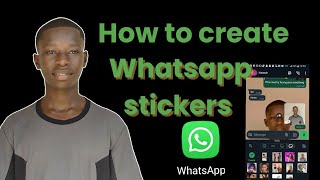 How To Create Whatsapp Sticker In a Minute [upl. by Kcerb403]