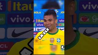 Entrevista engraçada de Casemiro casemiro selecaobrasileira [upl. by Eldreeda]