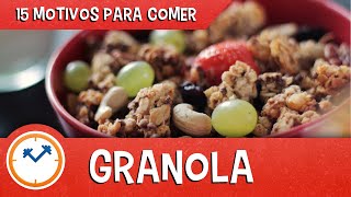 15 MOTIVOS PARA COMER GRANOLA  Saúde na Rotina [upl. by Riess470]