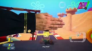 Nickelodeon Kart Racers 3 Slime Speedway Boat Smarts Boss Race [upl. by Nosnehpets]