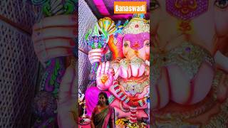 Banaswadi busstand biggest ganesh state ganeshchaturthifestivities GanpatiBappaMorya2024 [upl. by Alyhc162]