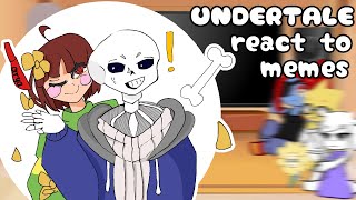 Undertale react to memes part 2💫 [upl. by Nedac987]