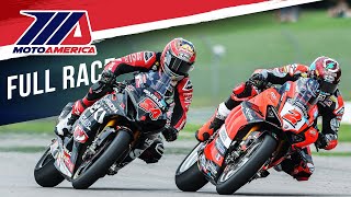 MotoAmerica Medallia Superbike Race 1 at Alabama 2023 [upl. by Sral]