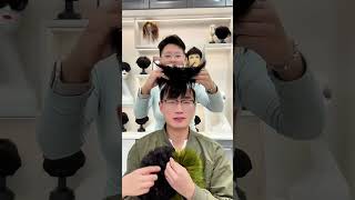 Mens wigs hairstyles wig customization Stylish wigs for menshorts [upl. by Milissent]