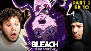 Bleach TYBW Part 3 EP 10 REACTION  Did they REALLY KILL HER [upl. by Ydnew]