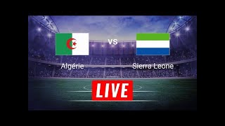 ⚽️⚽️CAN 2022 ALGERIE  SIERRA LEONE LIVE  🇩🇿TAHIA DJAZAIR  COUPE DAFRIQUE  CAN 2022  CAN 2021 [upl. by Cleon462]