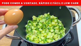 JANTAR INCRÍVEL  EMAGRECE BARATO SAUDÁVEL e RÁPIDO  FÁCIL e GOSTOSO  Low Carb [upl. by Eibbed]