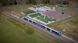 The Linde hydrogen filling station  powering the Alstom Coradia iLint [upl. by Elyac576]