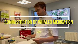 Administration of Inhaled Medication UKRN [upl. by Eelhsa]