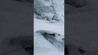 No safe place inside Mt Everest’s Khumbu Icefall everest mountainguide shorts gesmantamang [upl. by Eellek]