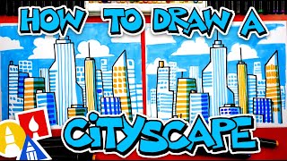 How To Draw A Cityscape [upl. by Rebmaed]