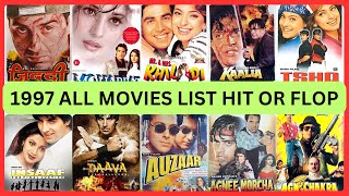 1997 All Movie List  Hit or Flop  Box Office Collection [upl. by Zima]