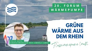 Grüne Wärme aus dem Rhein  Deutschlands größte Flusswärmepumpe [upl. by Yves]