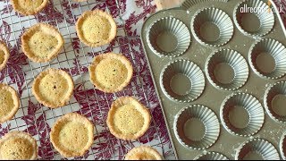 Mince pies with vanilla almond topping [upl. by Moitoso]