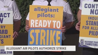 Allegiant Air faces potential pilot strike [upl. by Maite]