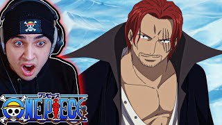 SHANKS ENDS THE WAR One Piece REACTION Episode 488 489 [upl. by Dranyar]