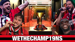 Calabria Florenzi Giroud amp Tomori interview with the Champions [upl. by Nallek]