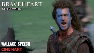 BRAVEHEART 1995  Wallace Speech  Motivational William Wallace Speech scene 4K UHD [upl. by Panayiotis210]