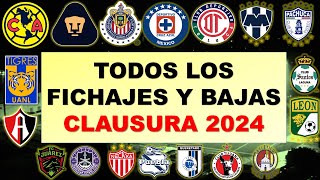 LAS ÚLTIMAS ALTAS Y BAJAS DE LA LIGA MX 2024 🔥FICHAJES 🔥 FUTBOL ESTUFA 🔥 CLAUSURA 2024 🔥 ligamx [upl. by Astred]