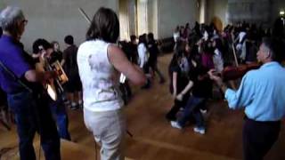 Welsh Folk Dancing quotJac y Doquot at Atlantic College with the Pluck amp Squeeze Band [upl. by Eignat]