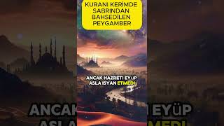 Kuranı Kerimde Sabrıyla Övülen Peygamber shorts [upl. by Finnegan267]